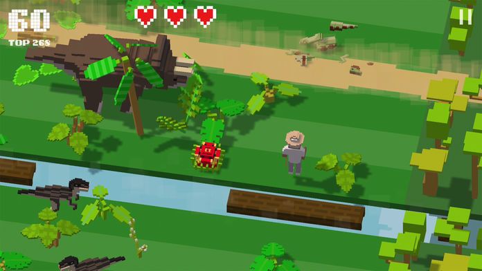 Jurassic Hopper: Crossy Dino游戏截图