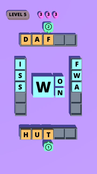 Word Stack - Word Swipe Game游戏截图