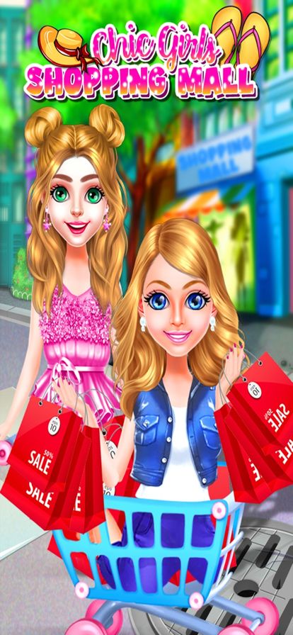 Chic Girls Shopping Mall Day游戏截图