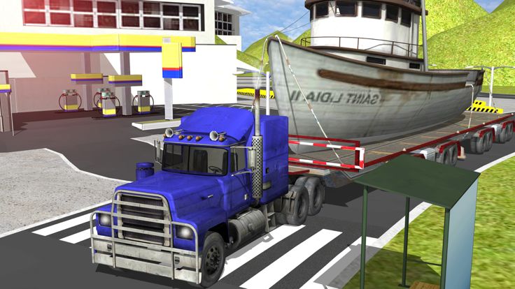 Euro Truck Real Cargo Parking游戏截图