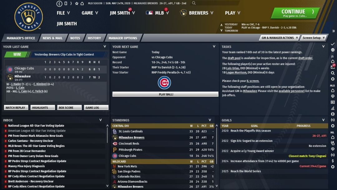 Out of the Park Baseball 21游戏截图