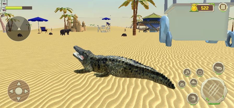 Crocodile Attack Animal Games游戏截图