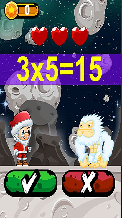 Santa vs Zombie Math 僵尸数学游戏截图