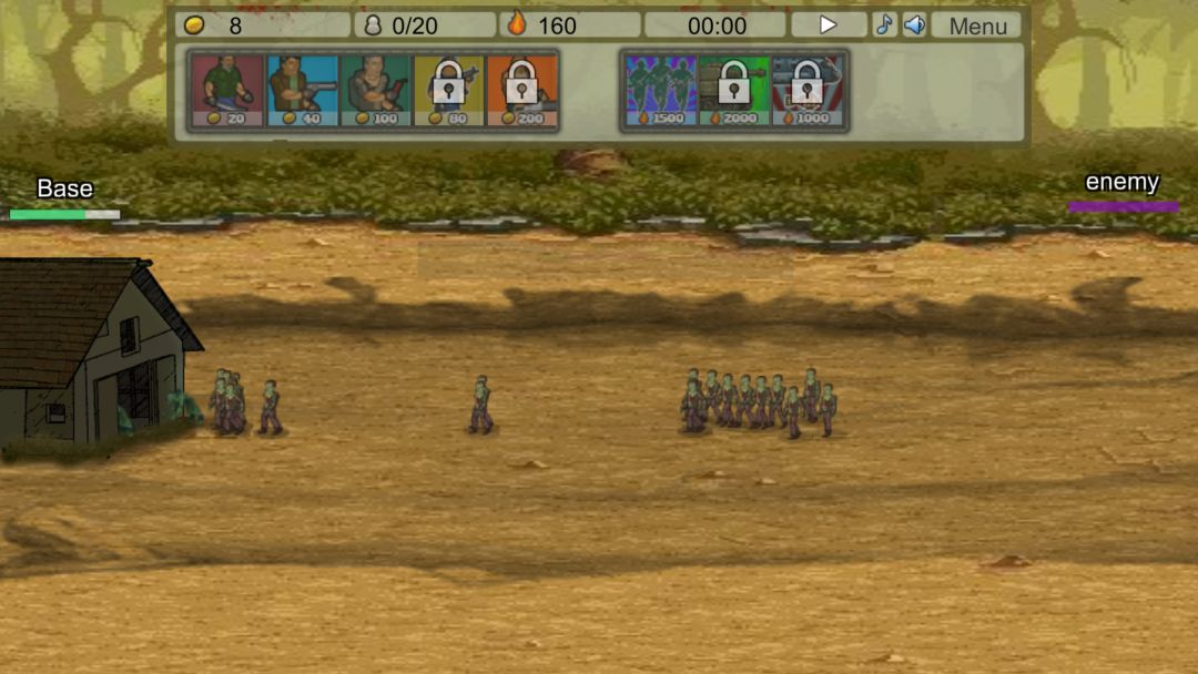 Zombie Clicker Defense游戏截图