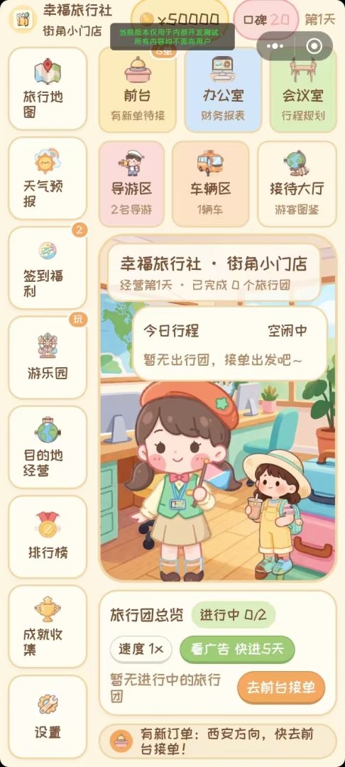 幸福旅行社模拟经营日记游戏截图