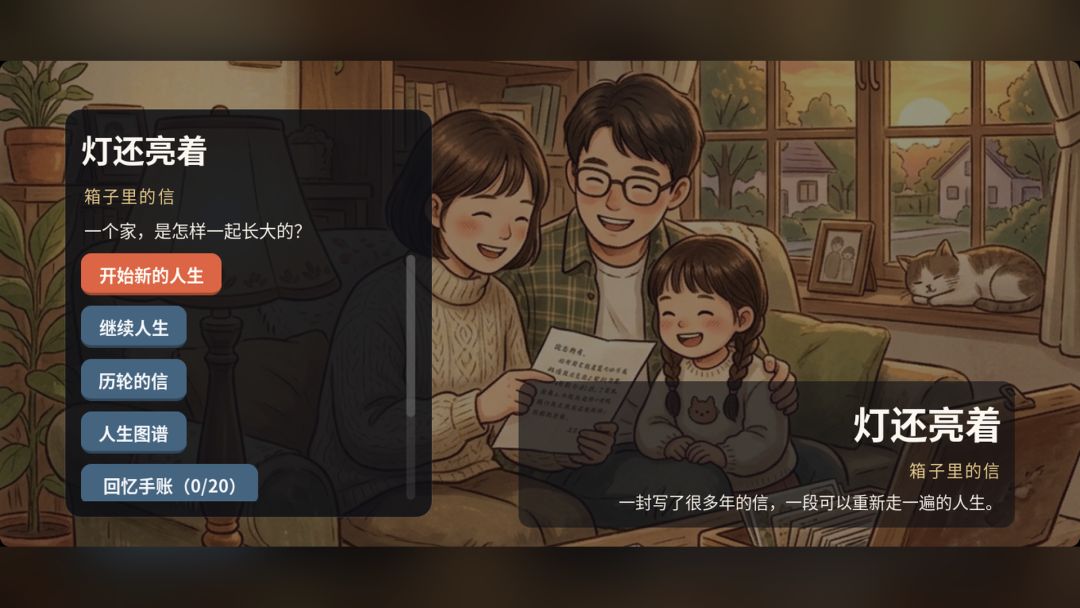 灯还亮着:箱子里的信游戏截图