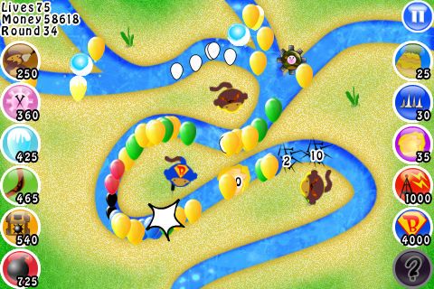 Bloons TD游戏截图