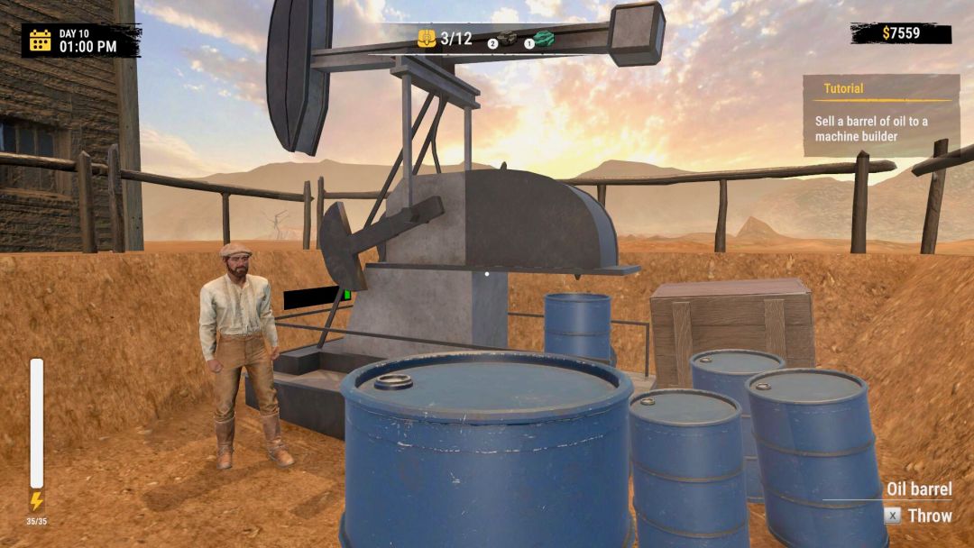 Wild West Miner Simulator: First Gun游戏截图