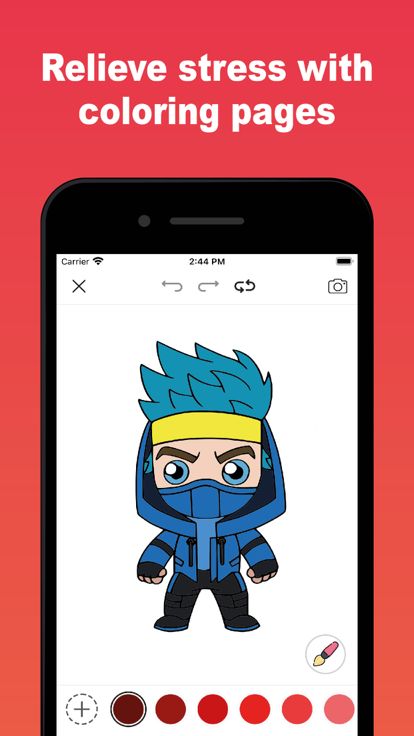 Colortnite: 最受欢迎的填色应用游戏截图