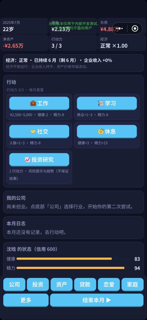 负债开局打造商业帝国游戏截图