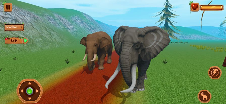 Scary Elephant Animal Wildlife游戏截图