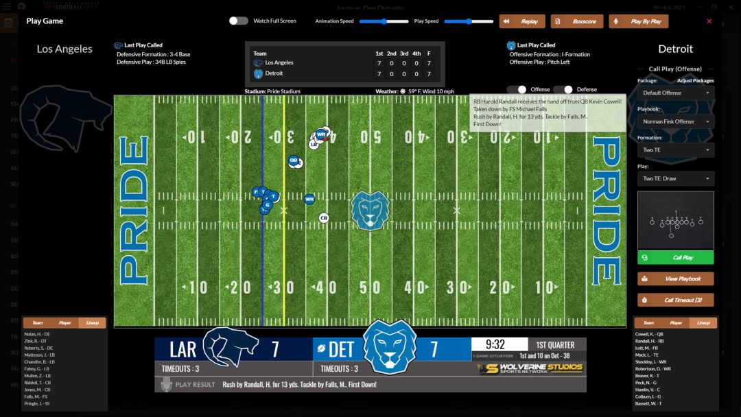 Draft Day Sports: Pro Football 2022游戏截图