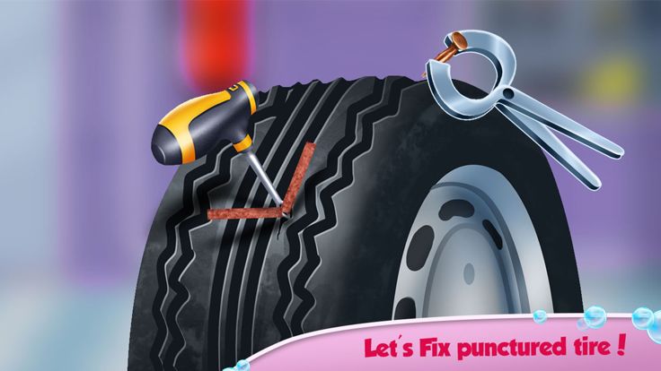 Kids Bus: Super Car Wash Salon游戏截图