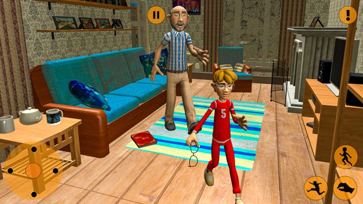 Hello Angry Grandpa Prank Game游戏截图