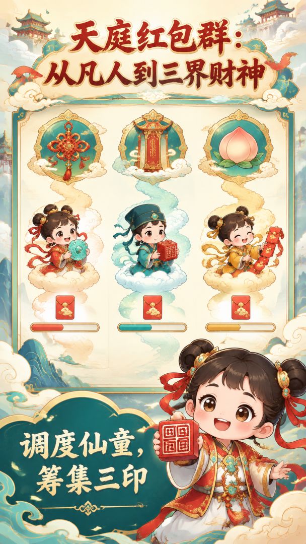 天庭红包群:从凡人到三界财神游戏截图