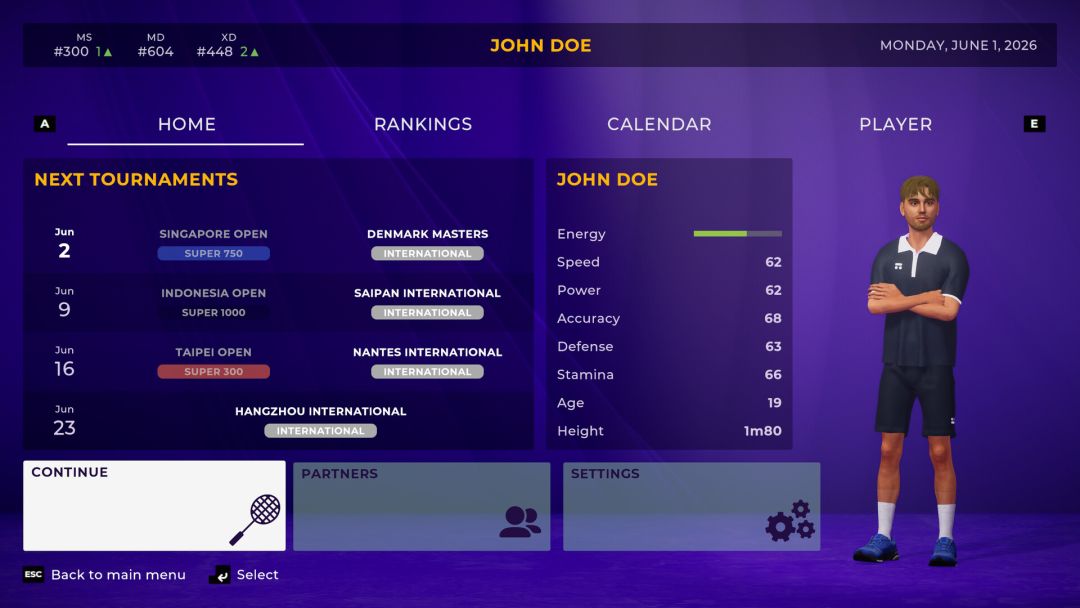 Pure Badminton游戏截图