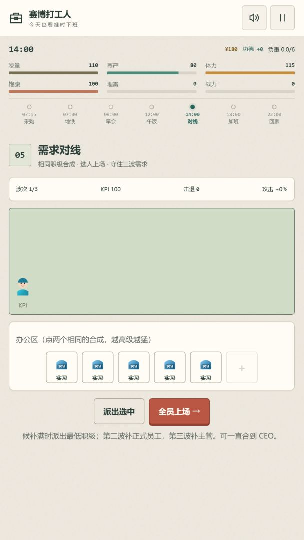 赛博打工人游戏截图