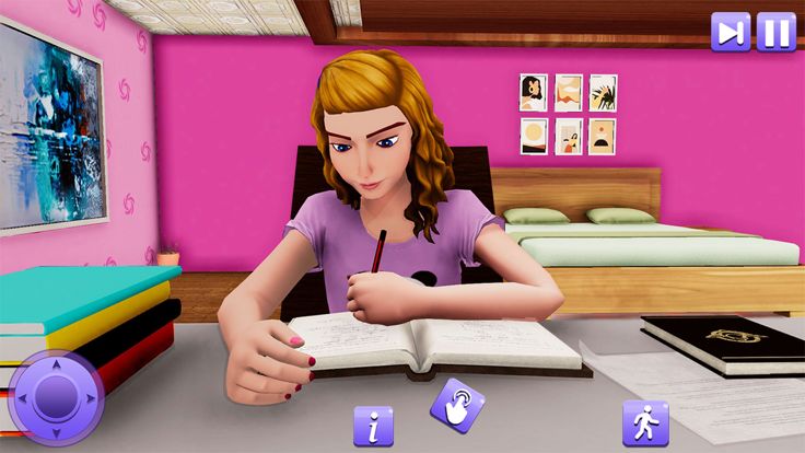 女儿 家庭 生活 模拟器游戏截图