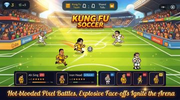 Kung Fu Soccer Game Screenshot