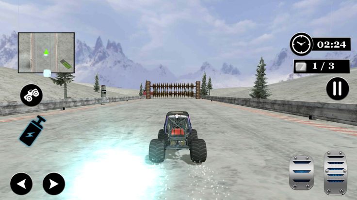 Off Road Snow Stunt Drive游戏截图