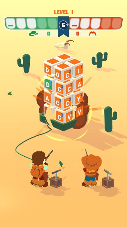 Cowboy Word Duel游戏截图