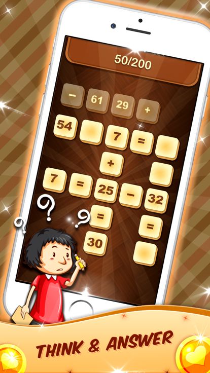 Math Pieces Cross Puzzle Game游戏截图