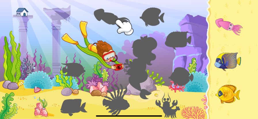 FISH sea animal games for kids游戏截图