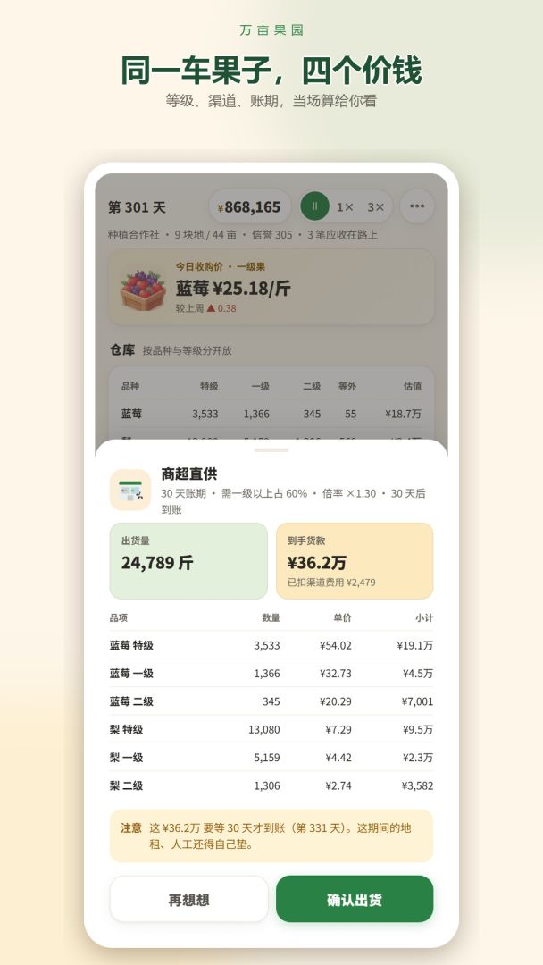 万亩果园游戏截图