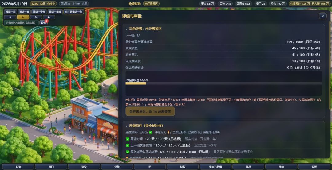 经营文旅公司游戏截图