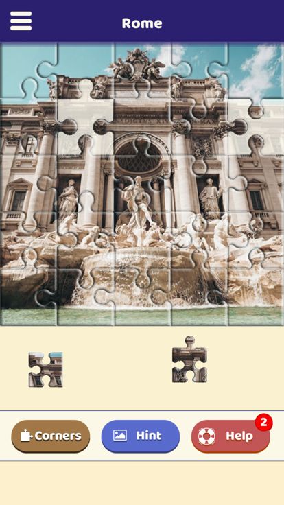 Rome Sightseeing Puzzle游戏截图