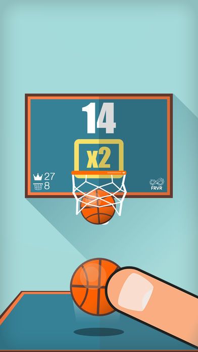 Basketball FRVR - 射 击 箍 和 扣 篮!游戏截图