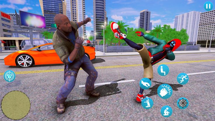 Open Word - Amazing Rope Hero游戏截图