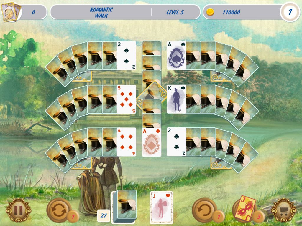 Solitaire Victorian Picnic 2游戏截图