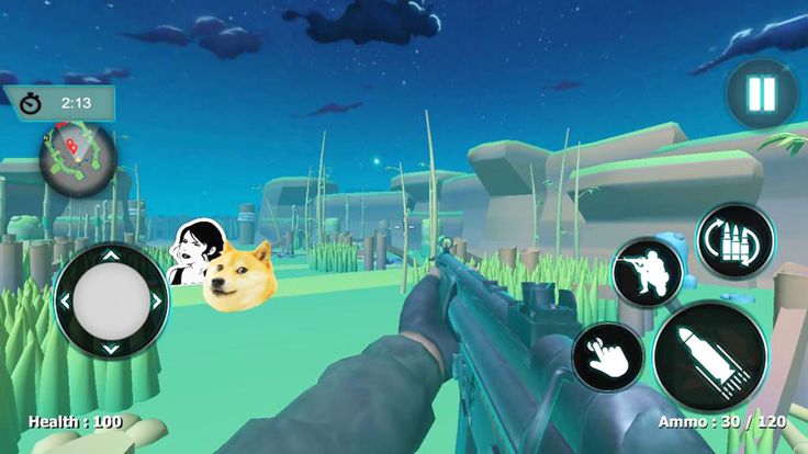 恐怖模因射击生存游戏截图