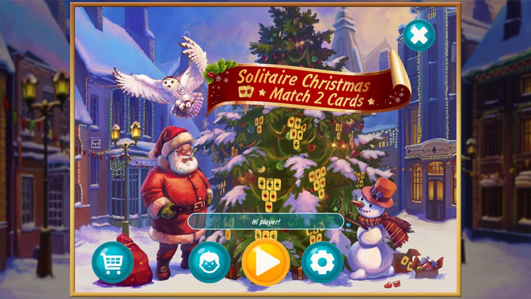 Solitaire Christmas. Match 2 Cards游戏截图
