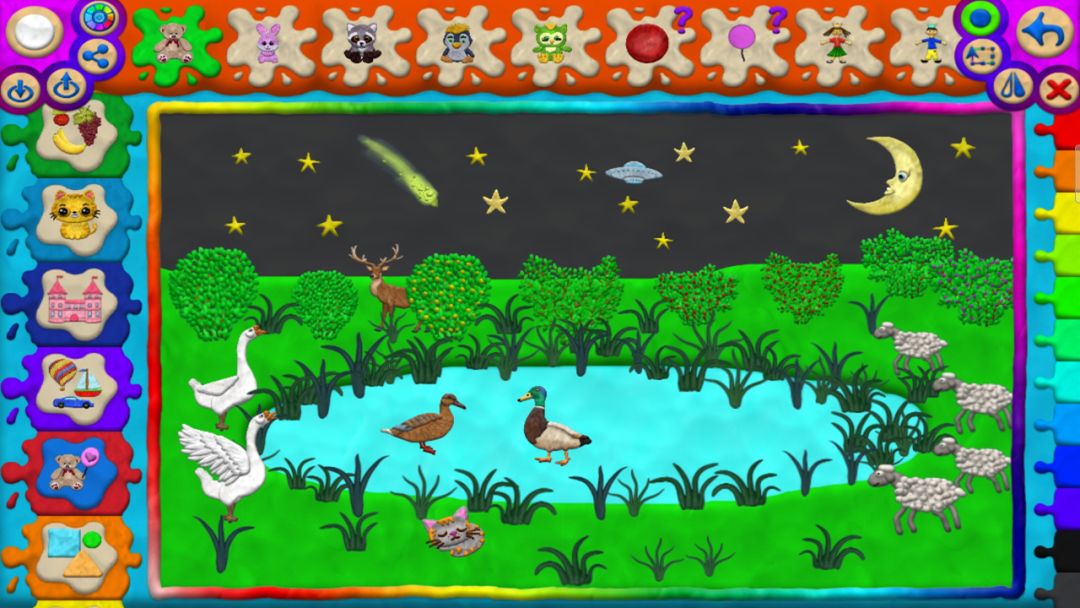 儿童绘画涂鸦游戏截图