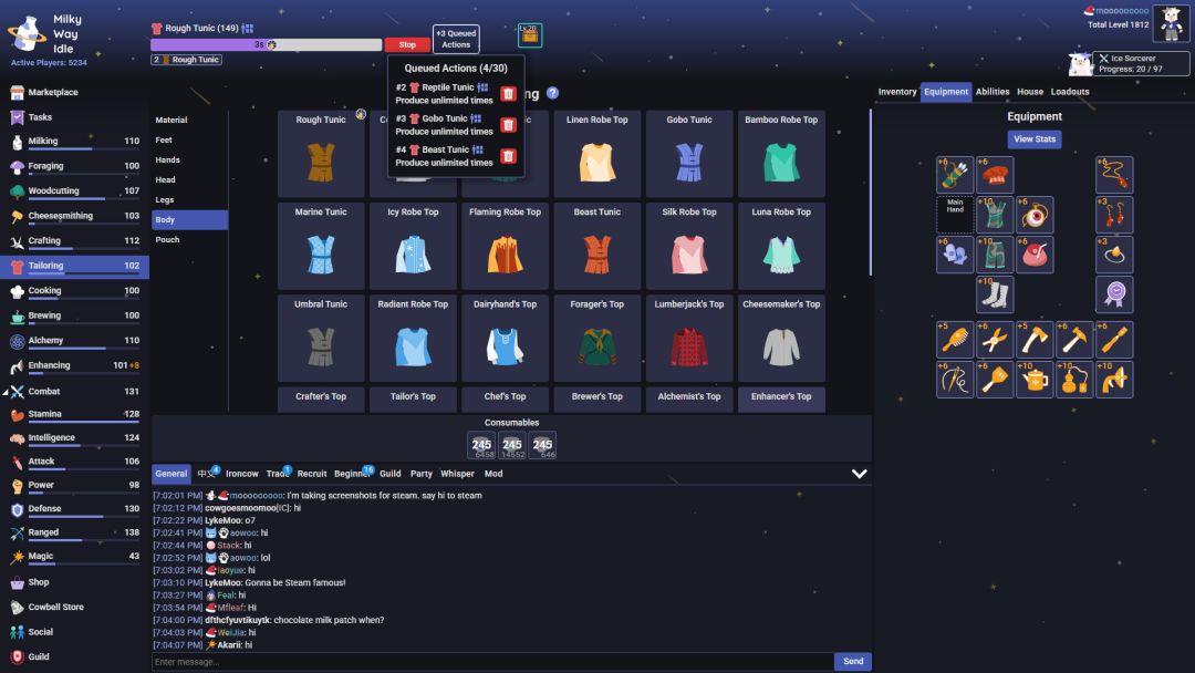 Milky Way Idle - 银河奶牛放置游戏截图