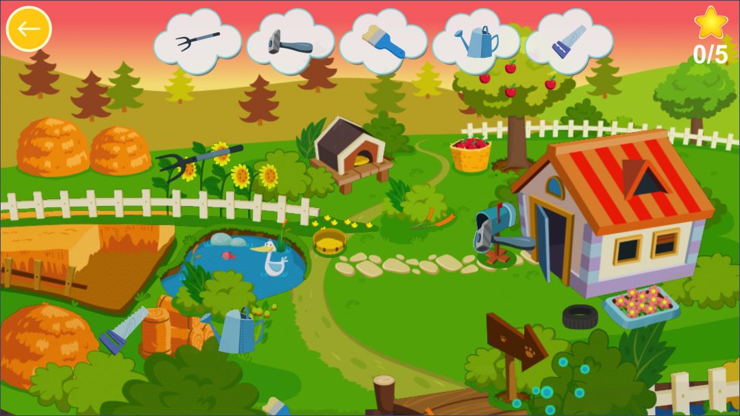 儿童农场找找乐HD游戏截图