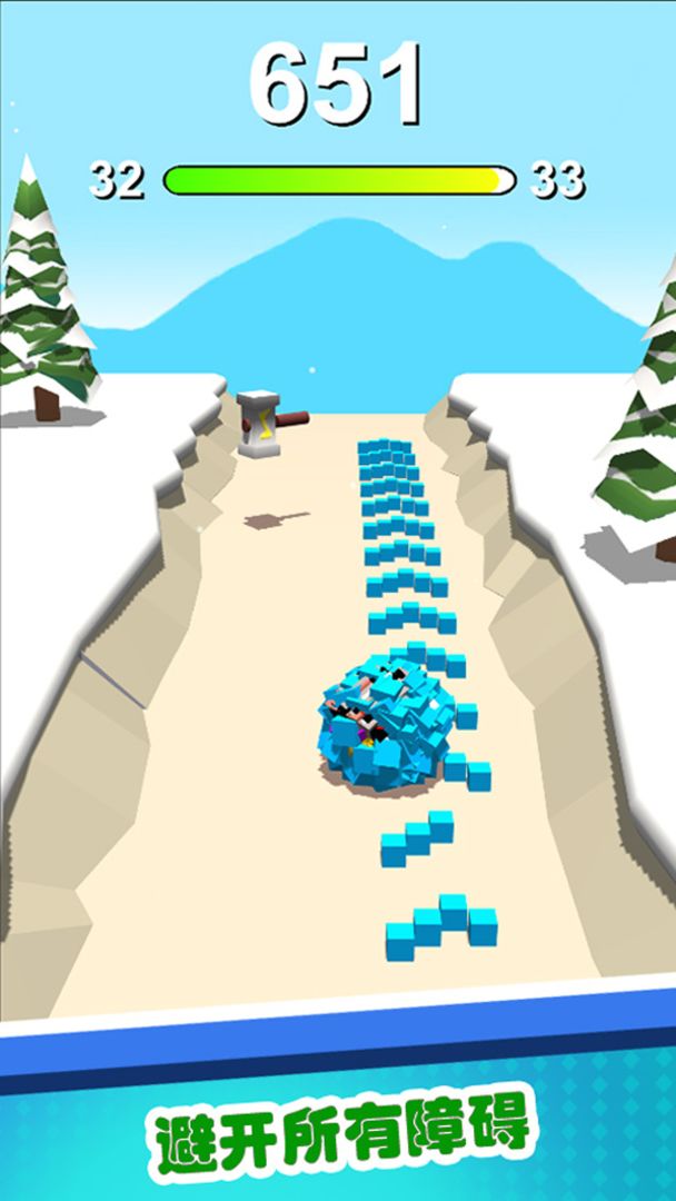 翻滚吧!粘粘球游戏截图