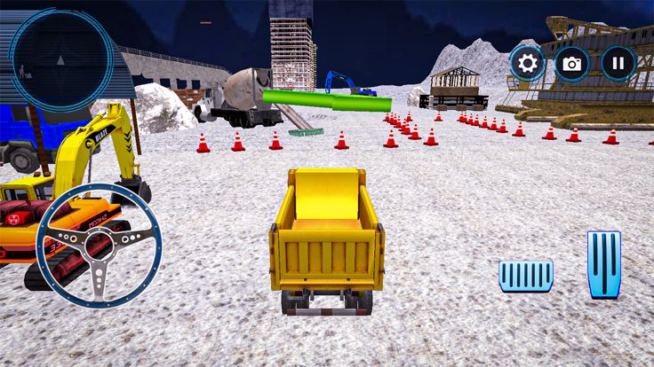 大雪救援挖掘机游戏截图