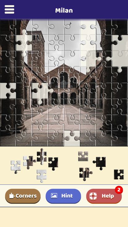 Milan Sightseeing Puzzle游戏截图