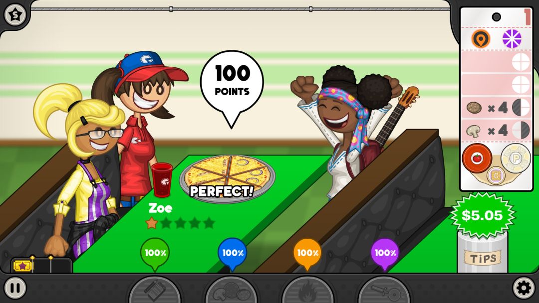 Papa's Pizzeria Deluxe游戏截图