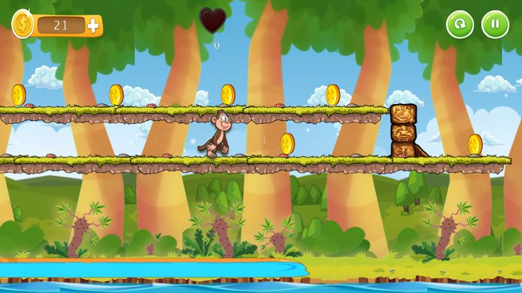 Jungle Monkey - Run Adventure游戏截图