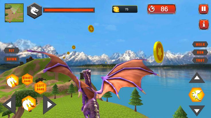 Village Dragon Combat游戏截图