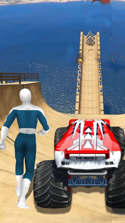 Superhero Mega Car Stunt游戏截图
