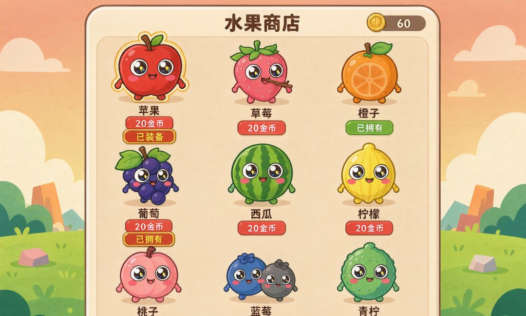 水果跑酷游戏截图