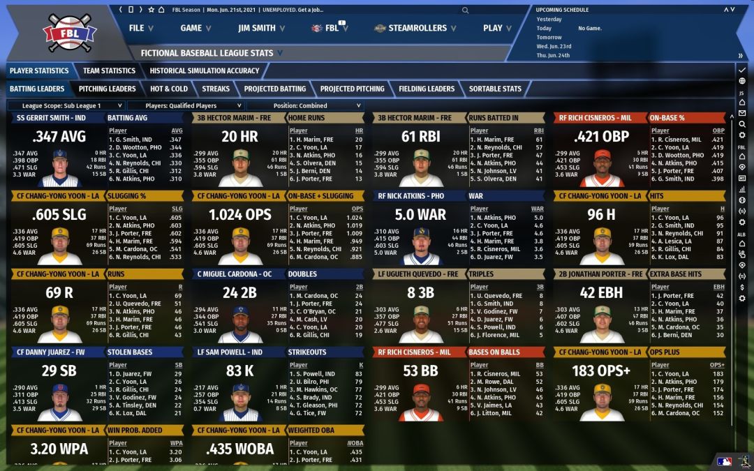 Out of the Park Baseball 19游戏截图