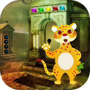 Cartoon Cheetah Rescue Best Escape Game-382