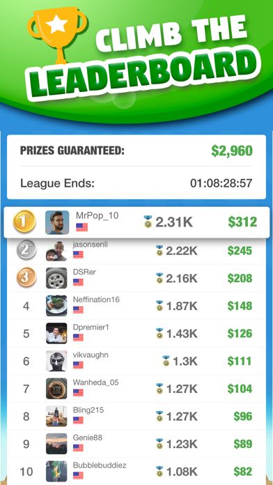 Bubble Shooter Arena - Skillz游戏截图