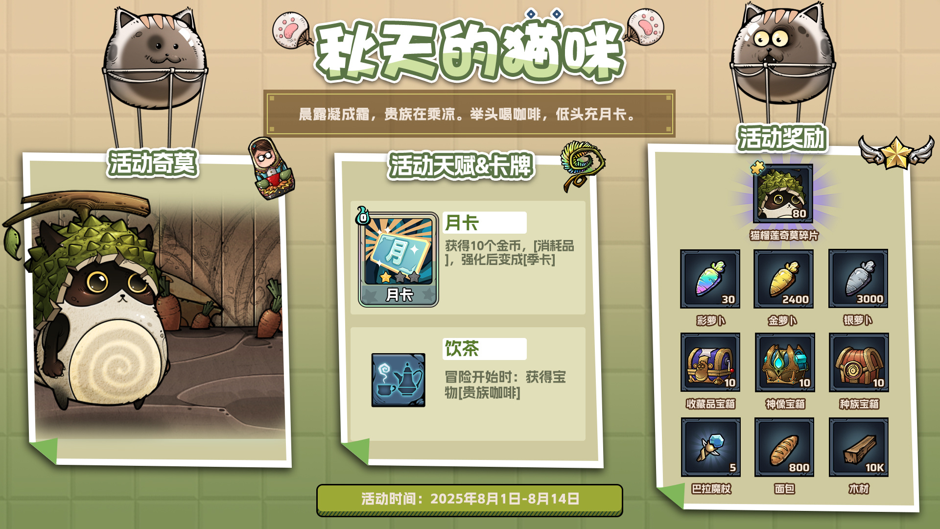 秋天的猫咪